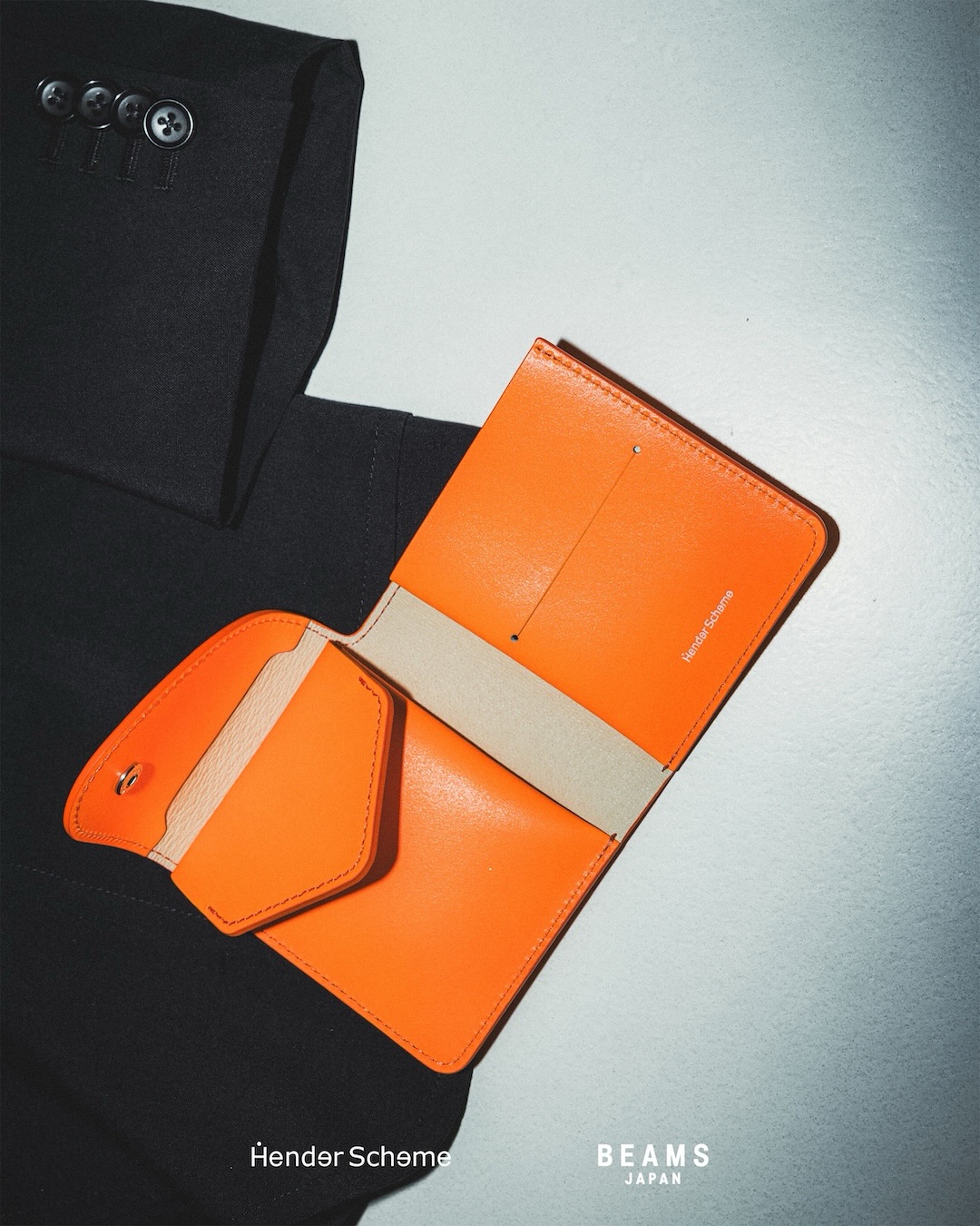 대대로 번영을 담은 오렌지 레더 — Hender Scheme × BEAMS JAPAN 첫 콜라보